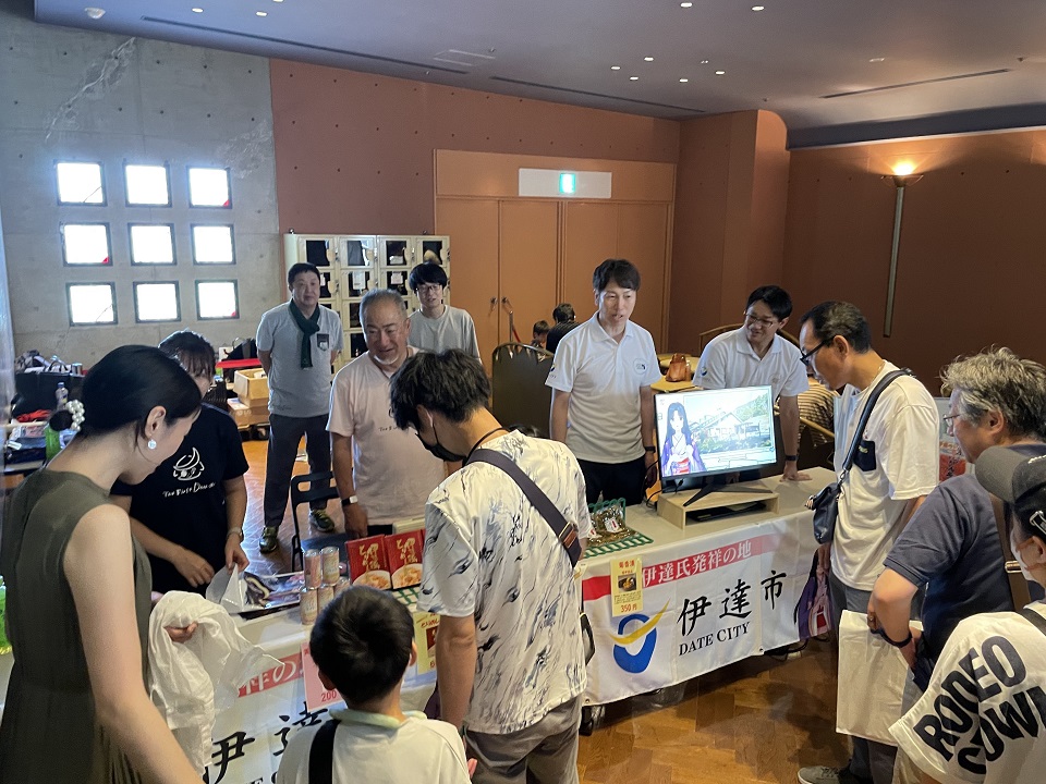物産展の様子