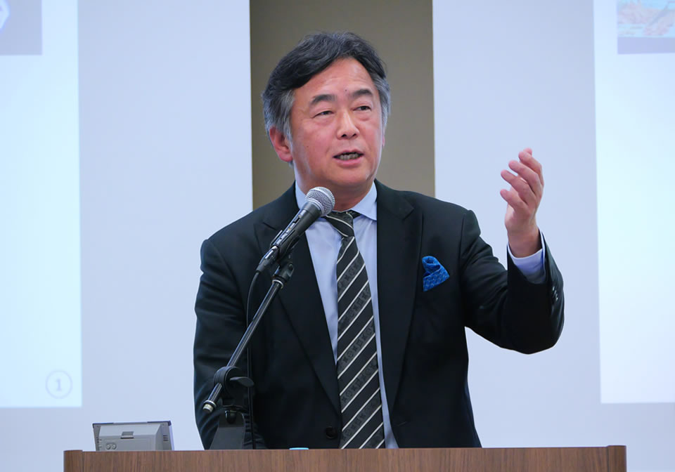 ⽩ハト食品工業 代表取締役社長 永尾俊⼀氏