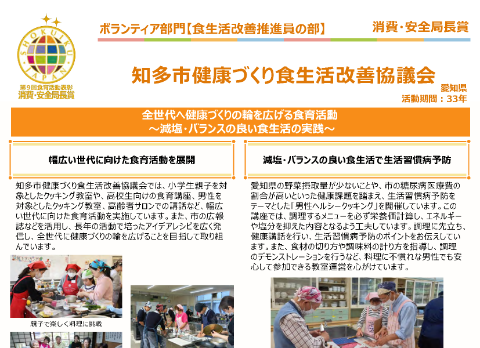 知多市健康づくり食生活改善協議会