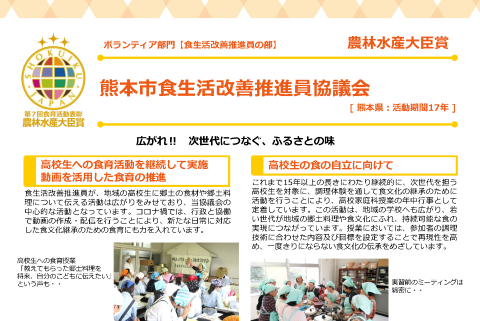 熊本市食生活改善推進員協議会