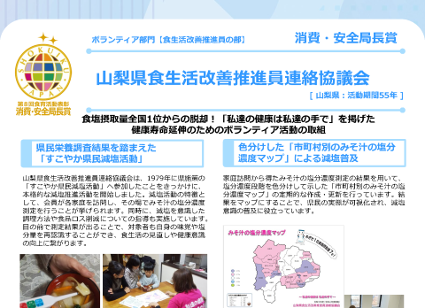 山梨県食生活改善推進員連絡協議会