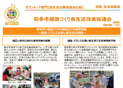 知多市健康づくり食生活改善協議会