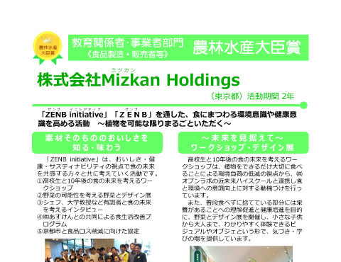 株式会社 Mizkan Holdings