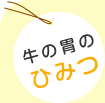 牛の胃のひみつ