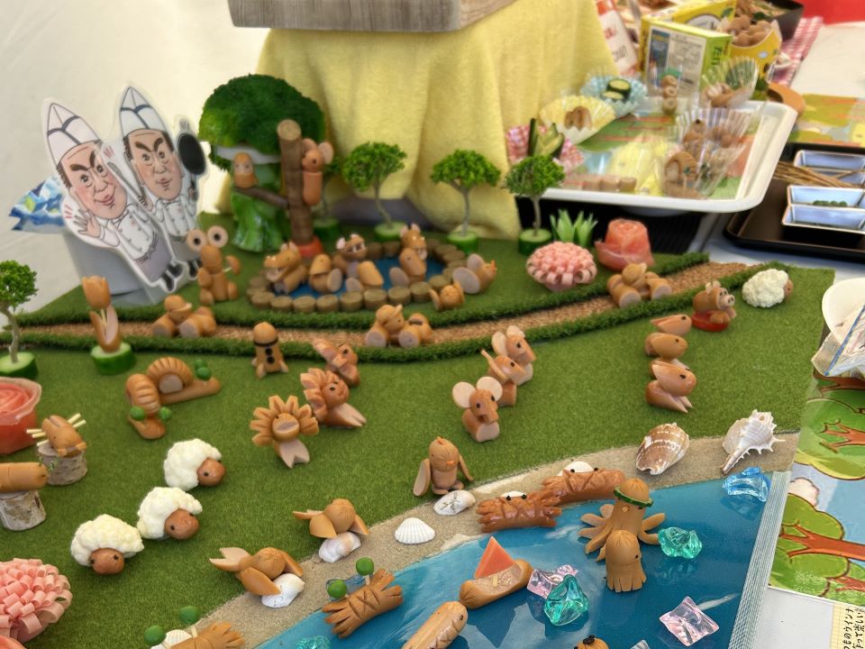 飾り切りされたウインナー