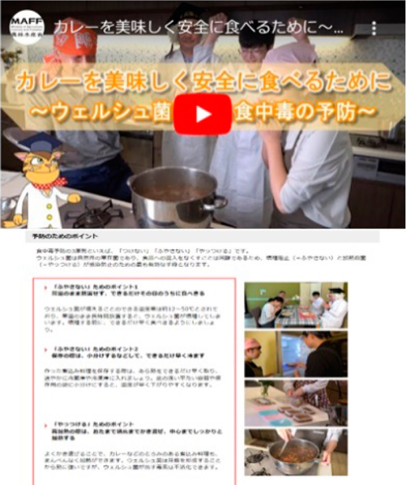 カレーを美味しく安全に食べるために～ウェルシュ菌による食中毒の予防～