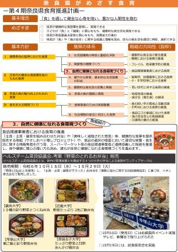 奈良県の食育