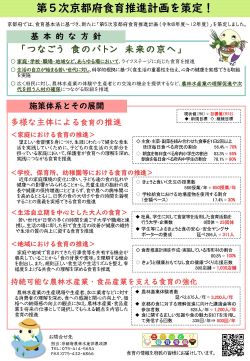 京都府の食育