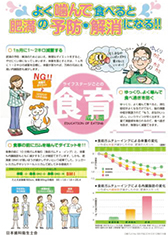 「ライフステージごとの食育」ポスター(成人期)1