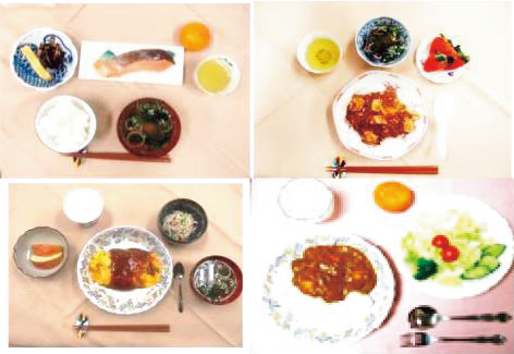 ごはんをベースに中食を組み合わせた日本型食生活の例