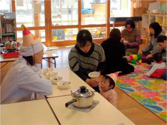 保育所栄養士による地域の保護者への離乳食教室