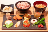 カフェで提供した限定メニュー