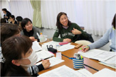 当日研修会グループワークの様子