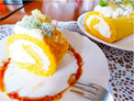 ほっくり野菜のシャキふわロールケーキ