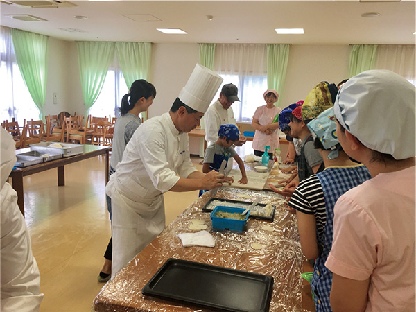 大分県で行われた「水餃子教室」