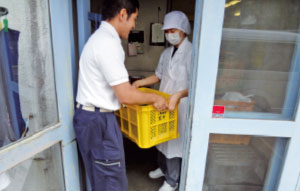 JAによる納品(写真)