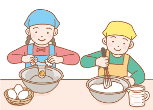 認定こども園における食育(イメージイラスト)
