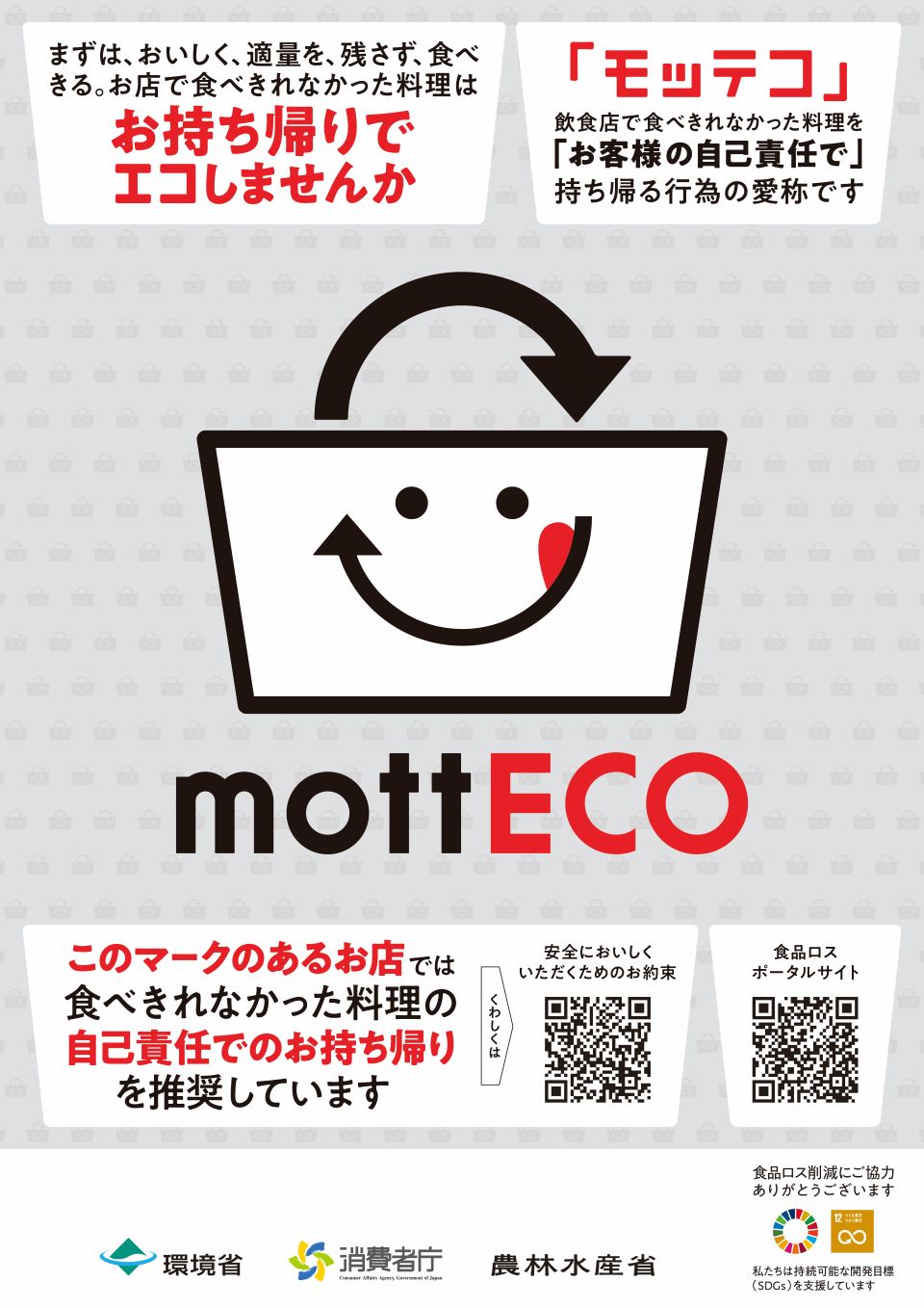 mottECOの自治体用啓発ポスター
