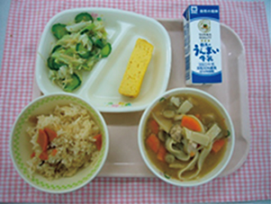 おっきりこみ給食
