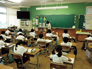 【広陵北（こうりょうきた）小学校】朝ごはんに関する指導の様子