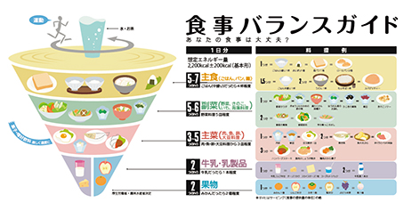 「食事バランスガイド」