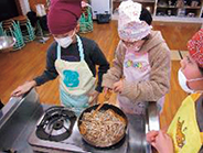 「きんぴらごぼう」作りに挑戦！