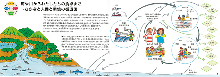 「さかな丸ごと探検ノート」の一部から抜粋