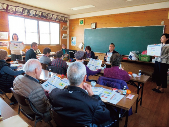 車座（くるまざ）意見交換会の様子