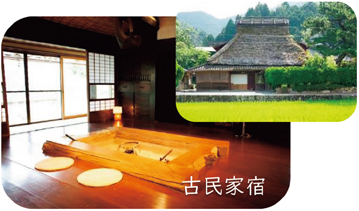 農山漁村地域にて、宿泊・食事・体験を通した交流を図るのが「農泊」