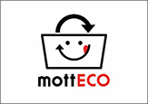 コンテストでネーミングの大賞を受賞した「mottECO」のロゴマーク