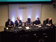 2013年に行われた、パネルディスカッションの様子