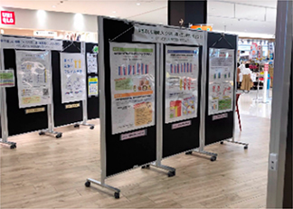 健康づくりパネル展の様子