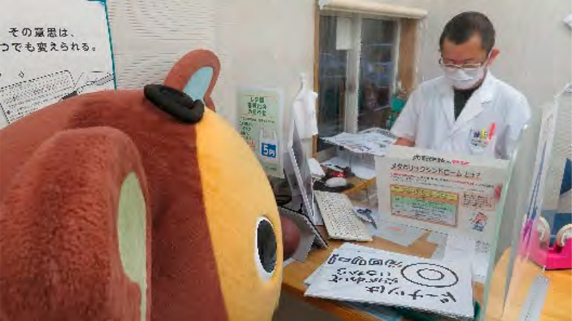 市と薬剤師会の動画撮影風景