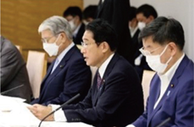 食料安定供給・農林水産業基盤強化本部第1回会合のまとめを行う内閣総理大臣