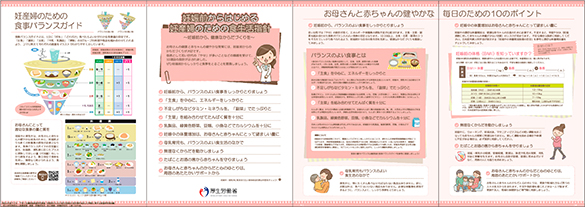 妊産婦のための食事バランスガイド