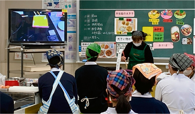 調理実習の様子