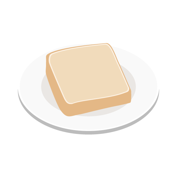 トースト（6枚切り）　1つ