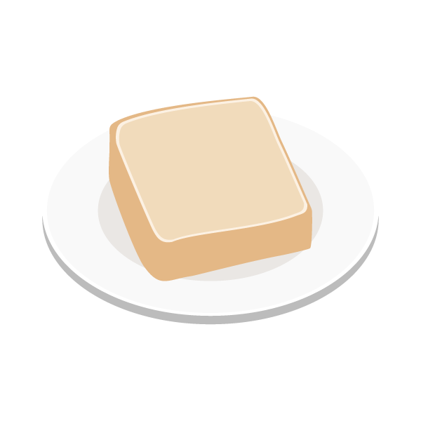 トースト（4枚切り）　1つ