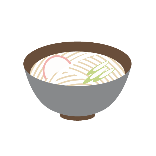 かけうどん　2つ