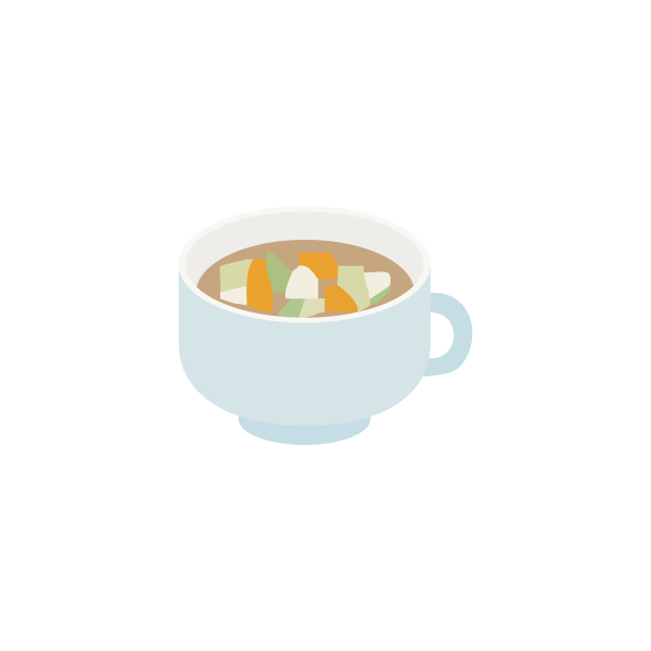 野菜スープ　1つ