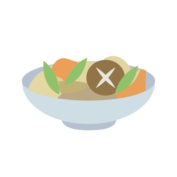 野菜の煮しめ　2つ