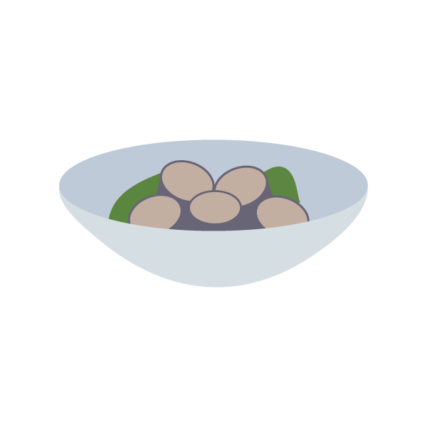 なすのしぎやき　2つ