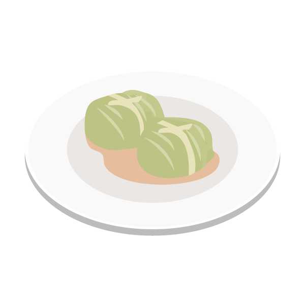 ロールキャベツ　1つ（副菜3つ）