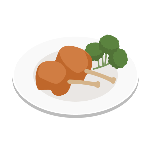 鶏肉のから揚げ　3つ