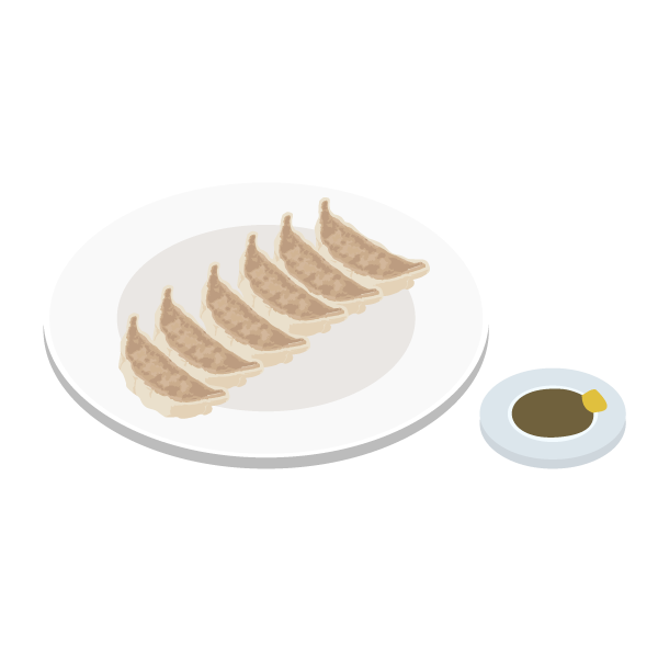 ギョーザ　2つ（副菜1つ）