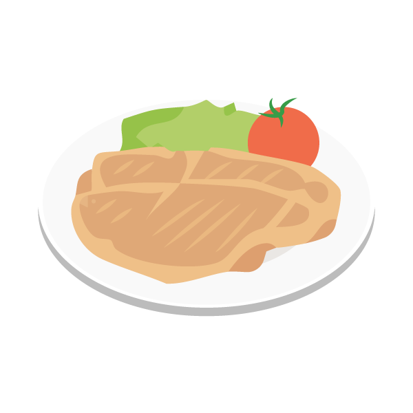 豚肉のしょうが焼き　3つ