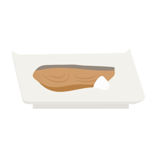 魚の照り焼き　2つ