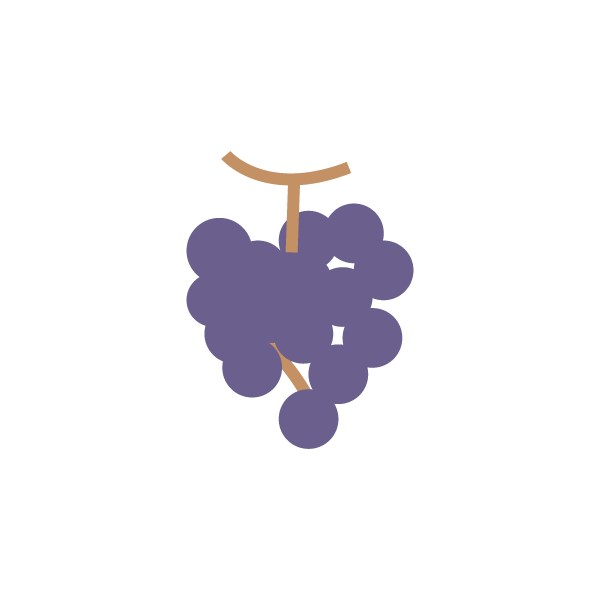 ぶどう　1つ