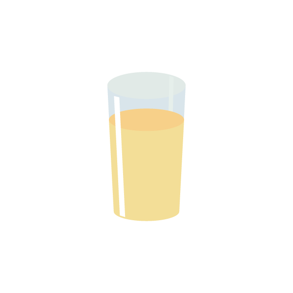 オレンジジュース　1つ