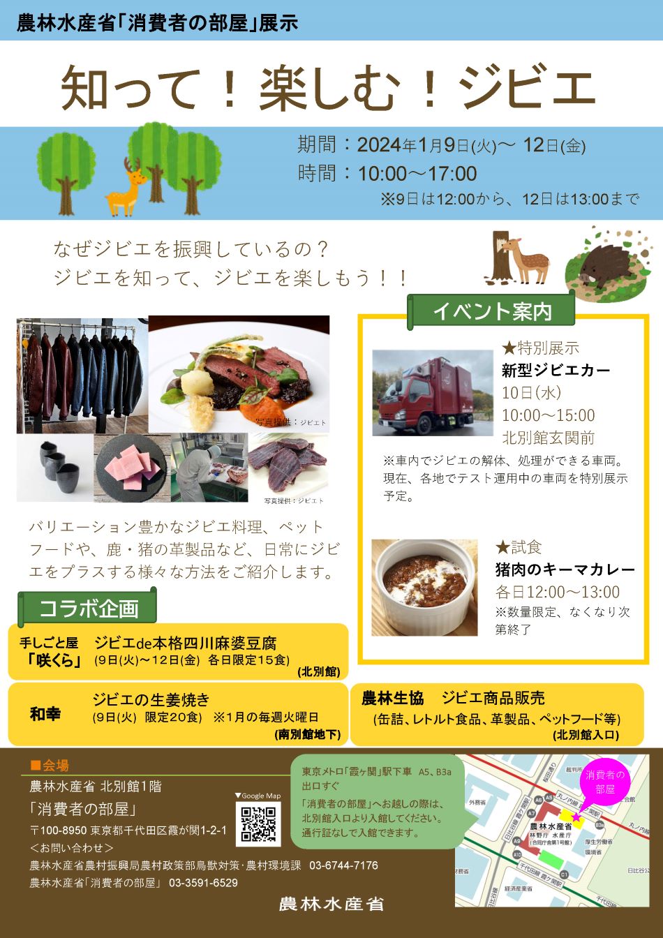 展示のチラシ